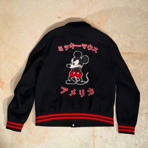 Disney Black and Red Bomber Jacket